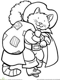 This game is played with the mouse only. Color The Puss In Boots Worksheet Education Com