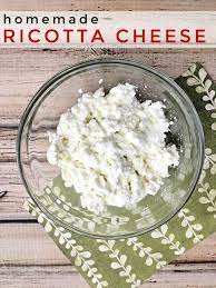 Easy Homemade Ricotta Cheese Recipe Recipe Homemade Ricotta Cheese Recipe Ricotta Cheese Recipes Recipes