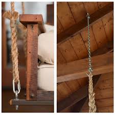 I see them everywhere now and dream of having a nice front porch to hang one. Swing Bed Hanging Rope The Porch Company