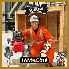 Say hello to Aurum! We've had this high-tech new friend at Côté since the  summer but thanks to our recent IAMCôté Cabinet dog naming contest this  very useful pup now has a