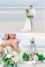 Boho Destination Beach Wedding Photography For Bride And Groom Small Destination Beach Weddi Spring Beach Wedding Boho Beach Wedding Beach Destination Wedding