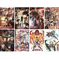 More buying choices aed 83.29(1 new offer). Hot New Arrivals Anime Posters Wall Poster Print Attack On Titan 8pcs Buy Online In Jordan At Desertcart 144954368