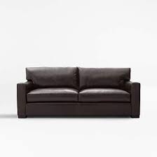 The most comfortable sleeper sofa available! Axis Leather Queen Sleeper Sofa With Air Mattress Crate And Barrel