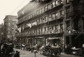 Tenement housing, New York City, 1912 - Stock Image - C016/2550 - Science  Photo Library