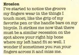 Erosion I Love This Poem Dan Campbell Hip Bones Creative Writing Greatful
