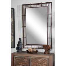Williston Forge Pina Iron Rectangular Industrial Accent Mirror Reviews Wayfair There's a handy basket which is part of the frame, to hold a few toiletries too.