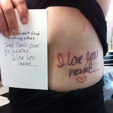 Pin By Leeann Mckee On Cool Ideas Handwriting Tattoo Handwriting Tattoos Mom Handwriting Tattoo
