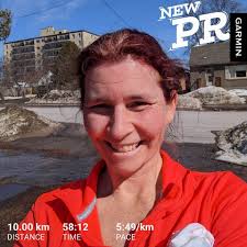 Thankful for running partner's support