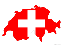 Flag of switzerland describes about several regimes, republic, monarchy, fascist corporate state, and communist people with country information, codes, time zones, design, and symbolic meaning. Flag Map Of Switzerland Free Vector Maps