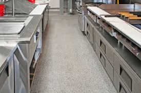 Healthy Hygienic Commerical Kitchen Restaurant Flooring In 2020 Restaurant Flooring Restaurant Kitchen Flooring