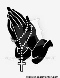 Praying Hands With Rosary Beads Printable Vector Svg Art Mao Com Terco Modelos De Estencil Pintura Em Tecido Bonecas