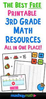 The Best Free 3rd Grade Math Resources Complete List Mashup Math 3rd Grade Math Math Activities Elementary Math Resources
