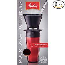 Are you looking for melitta single cup coffee maker? Amazon Com Melitta Single Cup Pour Over Coffee Brewer With Travel Mug Red Pack Of 2 Home Kitchen