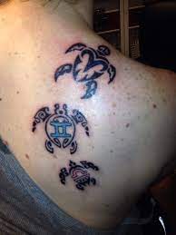 Love My Sea Turtles Tattoo Each Representing My Children Tattoos For Kids Tattoos Representing Children Tattoo For Son