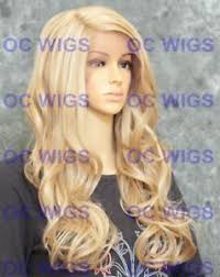 Winter wonderland long curly hair. Long Loose Waves Heat Ok Lace Front Human Hair Blend Wig Light Blonde Mix Ocat Ebay