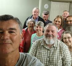 Bible study discussion at Long Neck Methodist Church