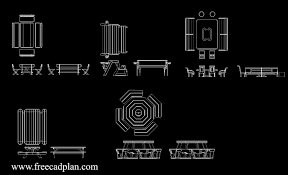 Furniture cad blocks drawing for architects. Outdoor Table Dwg Cad Block In Autocad Free Download Free Cad Plan