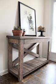 Handcrafted Wood Rustic Console Table Modern Farmhouse Etsy Rustic Console Tables Farmhouse Console Table Rustic Consoles
