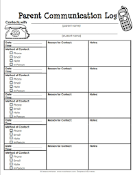 Parent Communication Log Jpg Parents As Teachers Parent Teacher Communication Communication Log