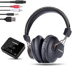 Quelle est la longueur du fil d'un casque audio ? Avantree Ht4189 40 H Casque Tv Sans Fil Avec Emetteur Bluetooth Ecouteur Bluetooth Pour Television Support Optique Rca 3 5 Mm Aux Audio Usb Pc Plug Play Sans Latence 30m Longue Portee
