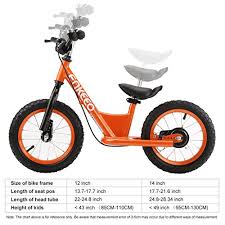 enkeeo 14 12 sport balance bike no pedal control walking