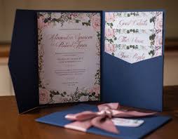 Navy And Pink Wedding Invitation Enchanted Floral Design Of Blush Pink Roses Trailing Rose Wedding Invitations Moody Wedding Invitations Wedding Invitations