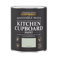 Try a soft lavender shade on your kitchen walls and paint your kitchen cabinets white. Buy Laurel Green Rust Oleum Matt Chalky Kitchen Cupboard Paint Rawlins Paints