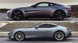 Последние твиты от as roma (@officialasroma). Ferrari Roma Versus Aston Martin Vantage The Numbers Grr