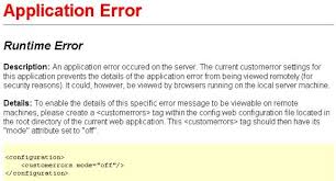 error handling in asp.net and vb.net
