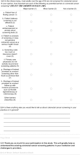 If you do not have health insurance, you can still get medical care. Colorectal Cancer Screening In Ghana Physicians Practices And Perceived Barriers Springerlink