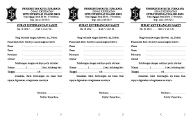 Berhubung dengan penyakit yang dideritanya, maka penderita harus diizinkan beristirahat ? Surat Keterangan Sakit Surabaya Pdf Ilmusosial Id