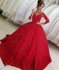 Maybe you would like to learn more about one of these? Luxus Rote Hochzeitskleider Mit Armel Brautkleider Prinzessin Spitze Brautkleider Brautkleider Abiballkleider Abendkleider Babyonlinedress De