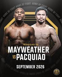 🚨 Floyd Mayweather vs. Manny Pacquiao 2 is reportedly in the works for  September at the Sphere in Las Vegas. This will apparently be sanctioned as  a professional bout with Floyd Mayweather