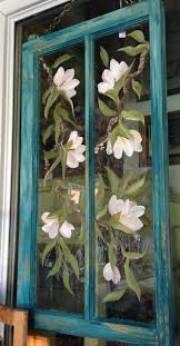 Painted Window Hanging Painting On Glass Windows Window Frame Art Window Crafts