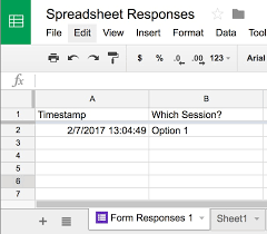 Google Form Responses Do Not Appear In The Spreadsheet Division Of Information Technology