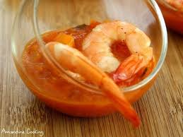 Verrines De Rougail De Crevettes Aperitives Crevette Aperitif Rougail Rougail Crevette