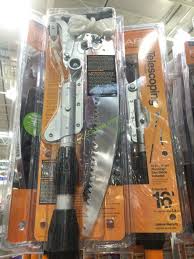 Tree pruner pole and pole saw. Fiskars 16 Telescoping Tree Pruner With Saw Attachment Costcochaser