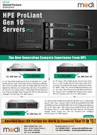 Hpe Proliant Gen10 Servers Server Rack Packard