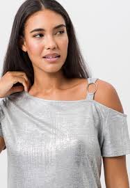 TUZZI dámské šaty stříbrné