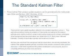 Assimilation Algorithms Ensemble Kalman Filters Massimo Bonavita Ecmwf