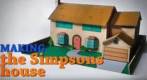 Papermau The Simpsons Simpsons House Paper Model By Papercraft Time Paper Models Paper Models House The Simpsons