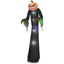 Giant Pumpkin Airblown Reaper Walmart Com Pumpkin Reaper Inflatable Pumpkin Halloween Inflatables