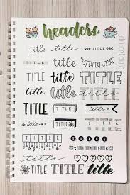 Diy Journal Idea In 2020 Bullet Journal Writing Bullet Journal Headers Bullet Journal Mood
