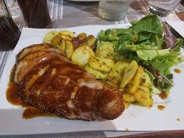 La Magret De Canard Duck Breast With Honey Sauce Picture Of La Grange Aux Canards Paris Tripadvisor