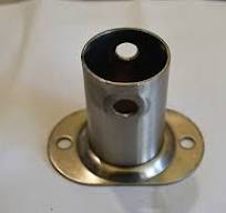 Handrail Pipe, 2 Bolt Base Stand Off, Fitting, Bus, stainless, Qty. 4 | eBay