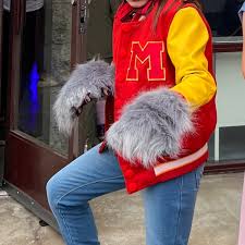 Kids Thriller Toddler Letterman Bomber Varsity Wool Jacket