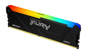 Memória Kingston Fury Beast RGB 8GB DDR4 3200MHz CL16 — Desktop