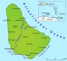 Barbados barbados baʁˈbaːdɔs ist eine insel der kleinen antillen und ein staat innerhalb des commonwealth of nations. Barbados Geografie Landkarte Lander Barbados Goruma
