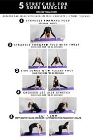 5 Stretches For Sore Muscles Girls Got Goalz Muscle Stretches After Workout Stretches Sore Muscles After Workout