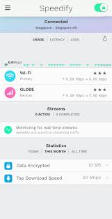 Users record and broadcast videos simultaneously. Streaming Mode Speedify Mobile